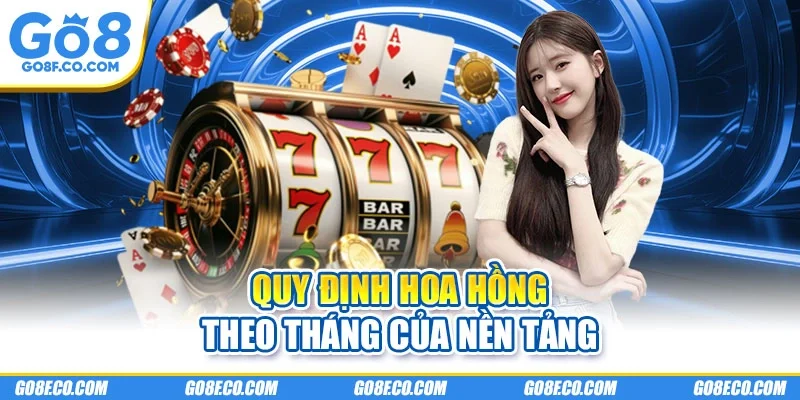 Quy định hoa hồng theo tháng của nền tảng